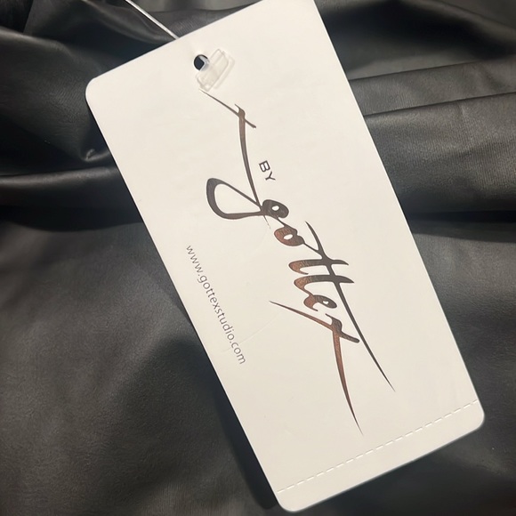 NWT Gottex Studio Faux Leather Leggings - Picture 6 of 8